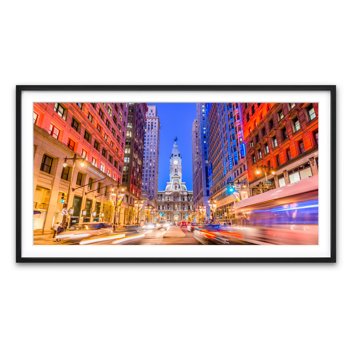 Framed Print 2x1 Black