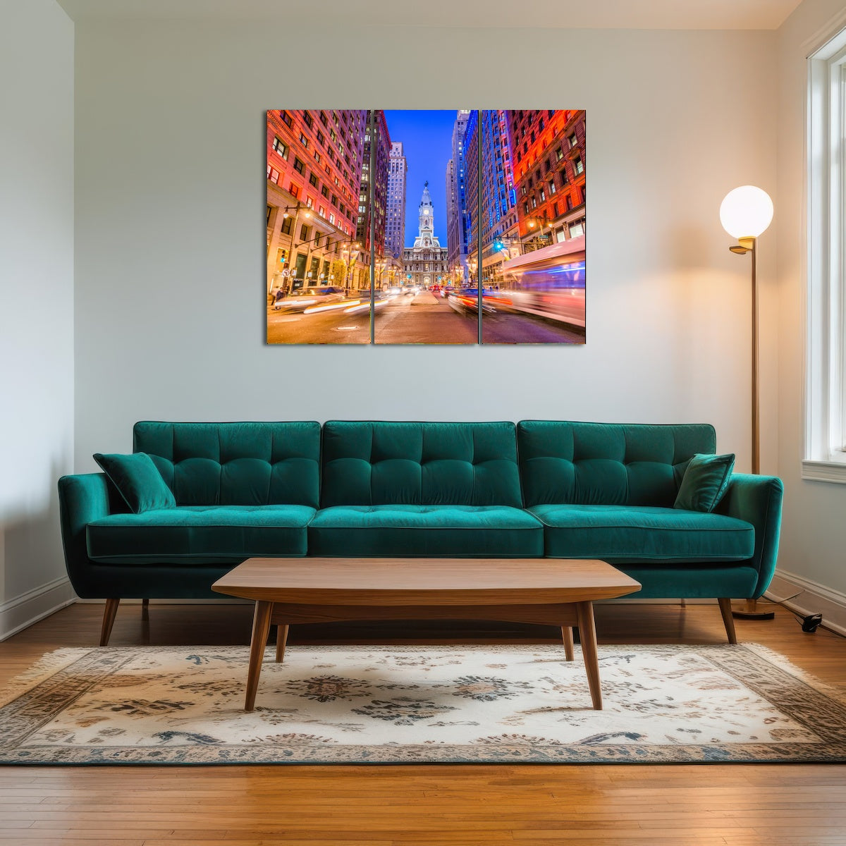 AUTO-MOCKUP ROOM | Broad Street with City Hall