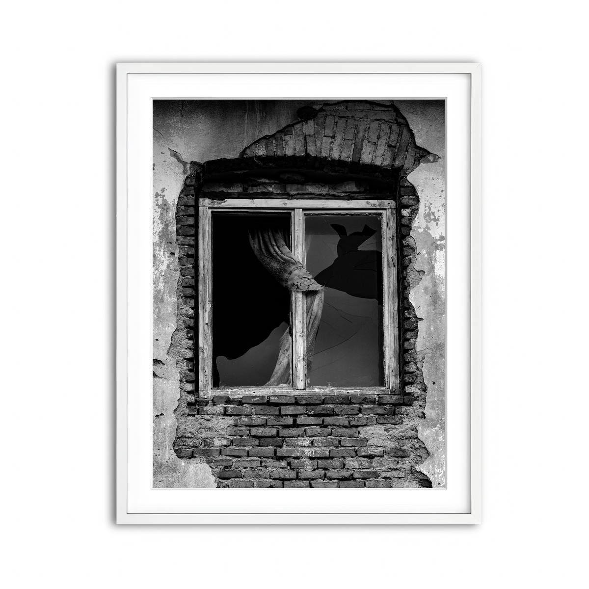 Framed Print 3x4 White