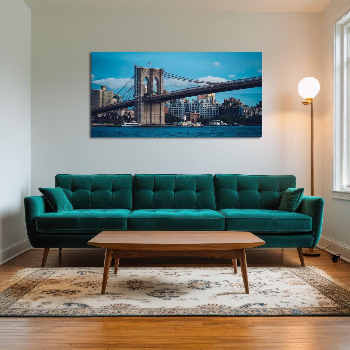 AUTO-MOCKUP ROOM | Brooklyn Bridge Blue Hour