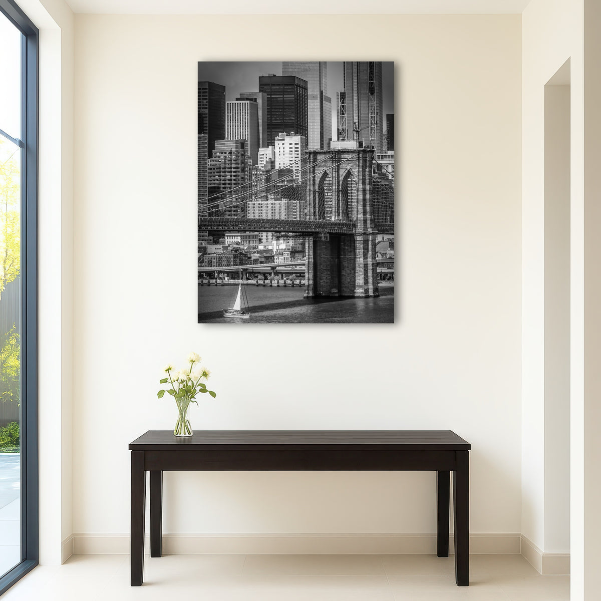 AUTO-MOCKUP ROOM | Brooklyn Bridge & Lower Manhattan