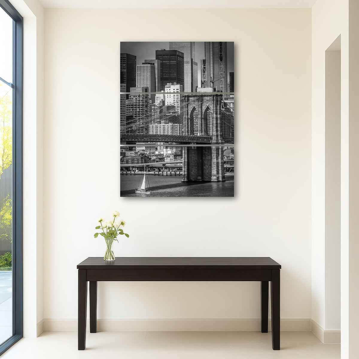 AUTO-MOCKUP ROOM | Brooklyn Bridge & Lower Manhattan