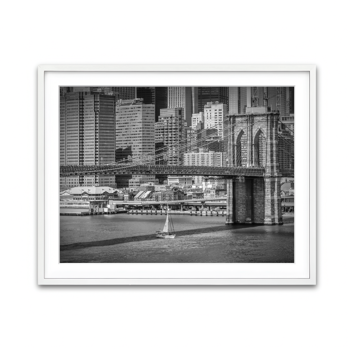 Framed Print 4x3 White