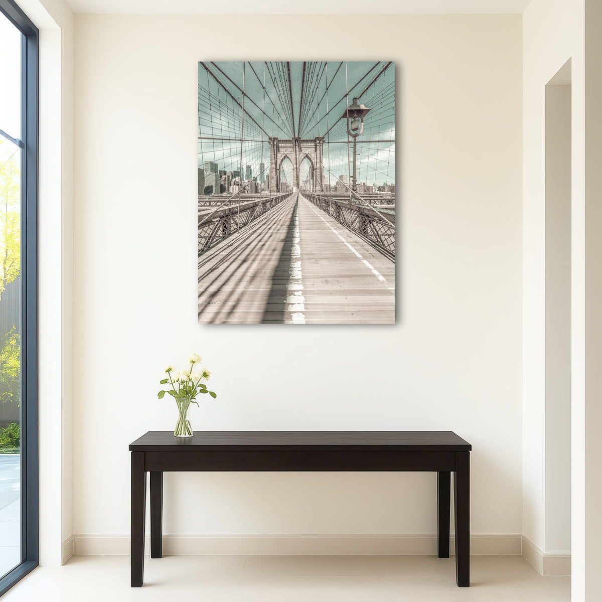 AUTO-MOCKUP ROOM | Brooklyn Bridge vintage style