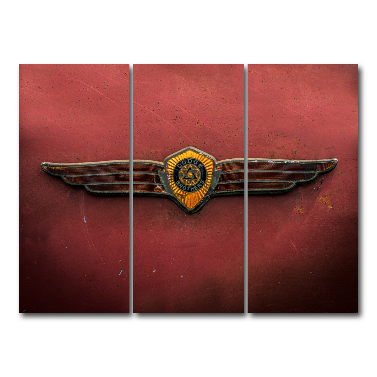 AUTO-MOCKUP WHITE | Brothers in Steel | 3 Piece | Gallery Wrap Canvas | group=8x18