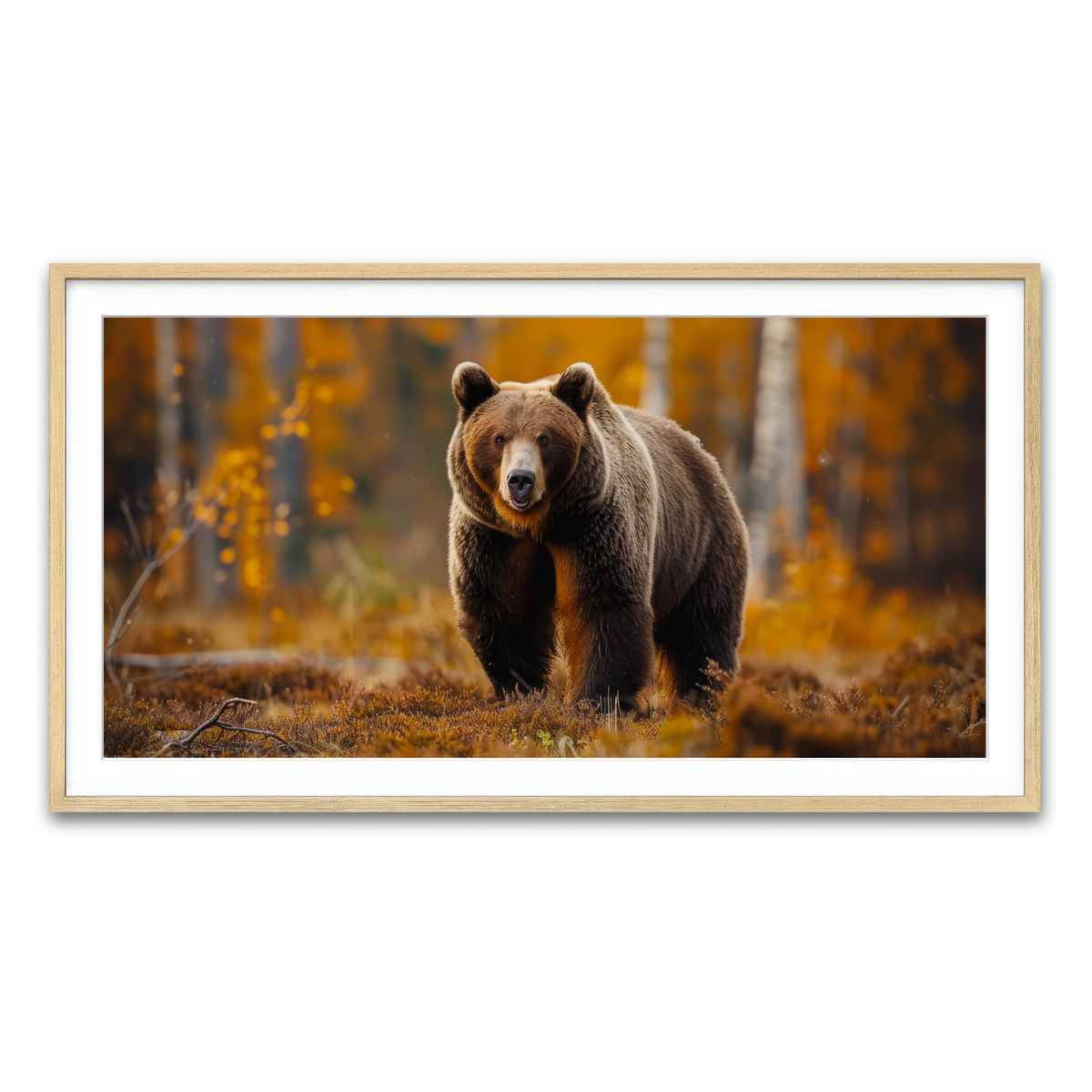 Framed Print 2x1 Natural