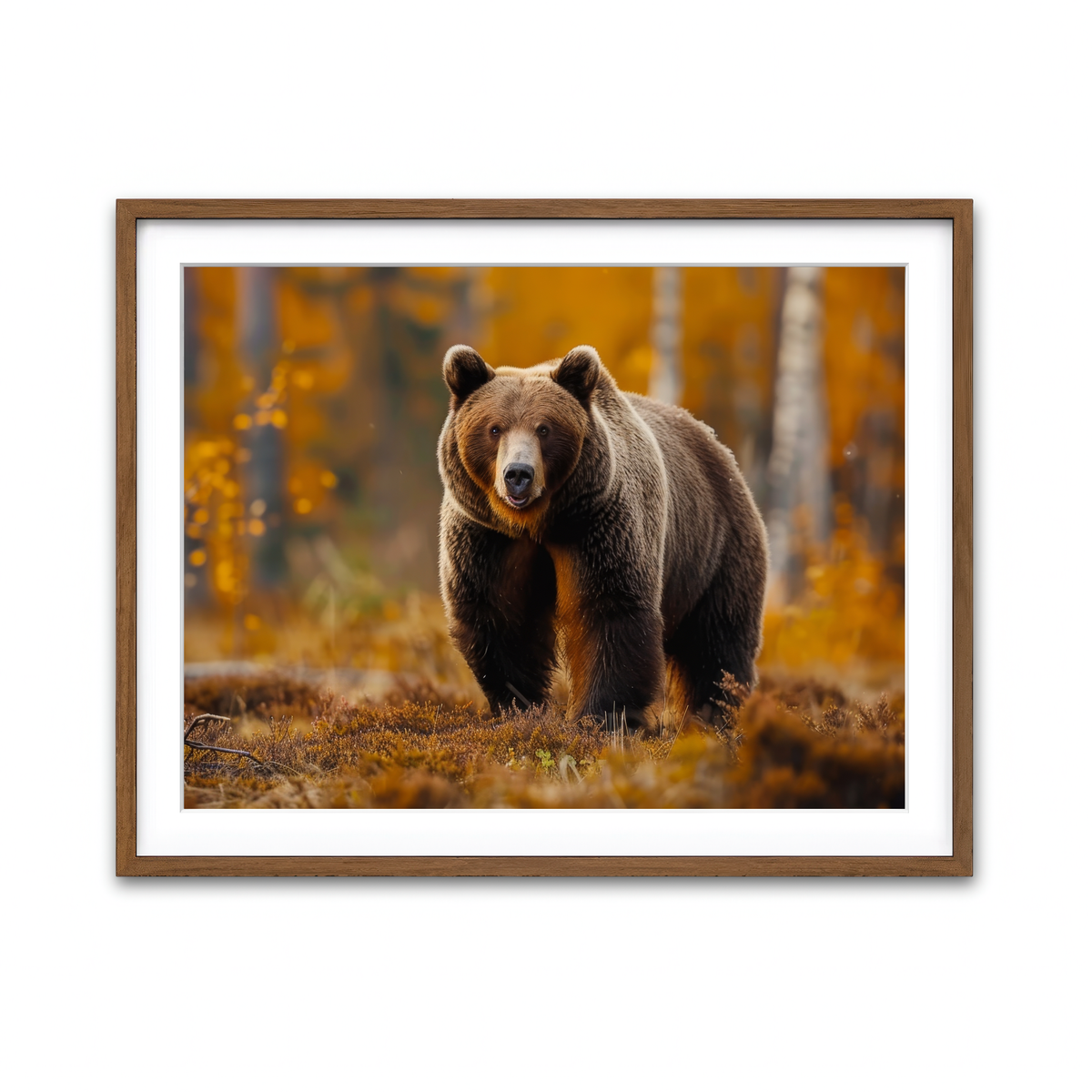 Framed Print 4x3 Walnut