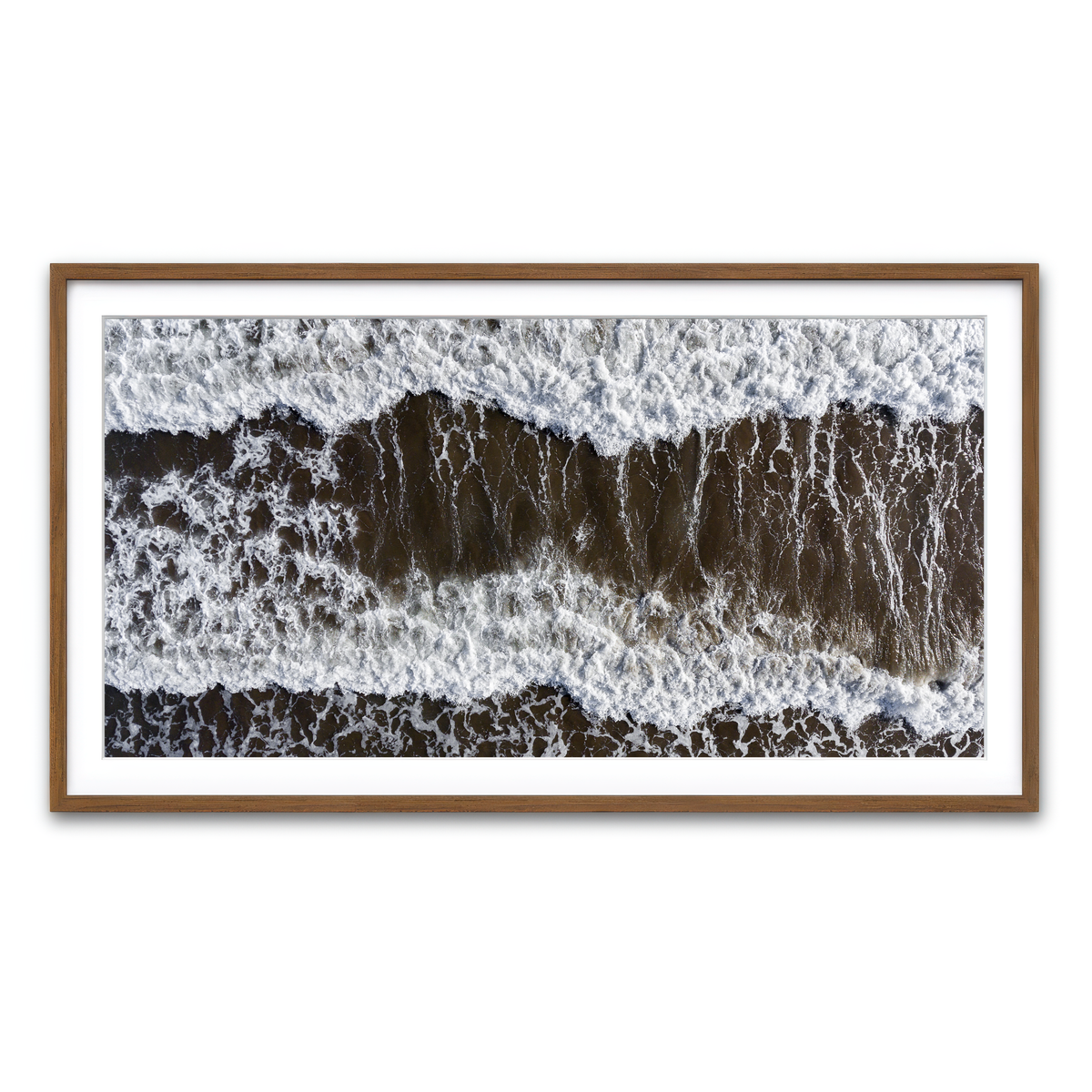 Framed Print 2x1 Walnut