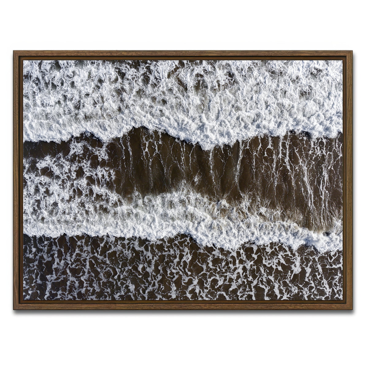 AUTO-MOCKUP WHITE | Brown Wake | 1 Piece | Walnut Framed Canvas | group=4x3