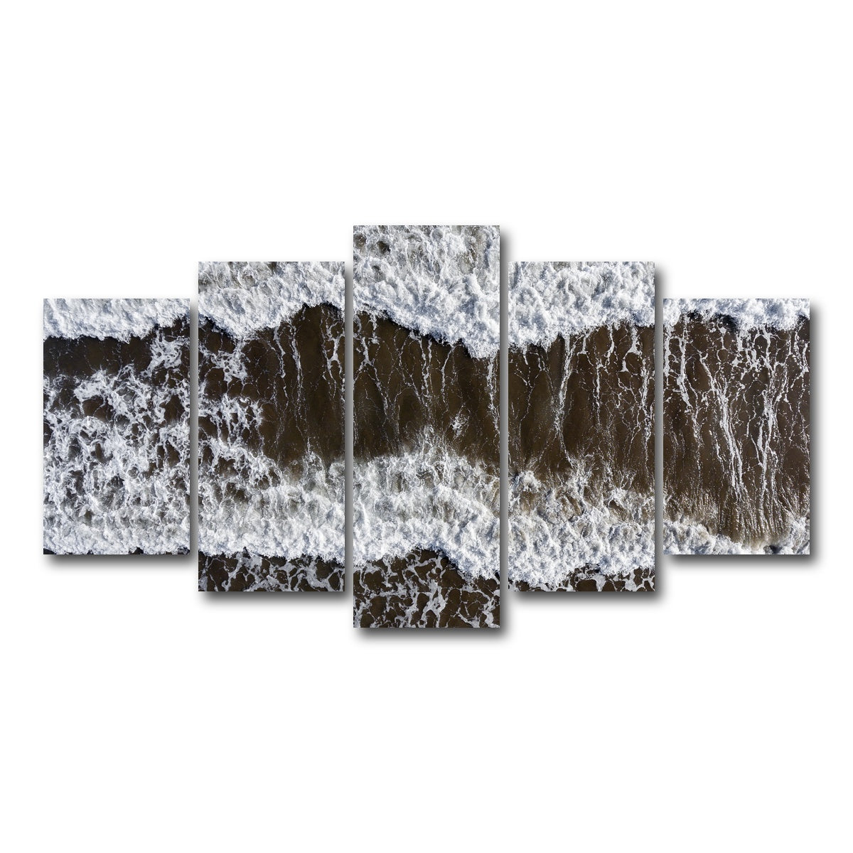 AUTO-MOCKUP WHITE | Brown Wake | 5 Piece | Gallery Wrap Canvas | group=5_normal