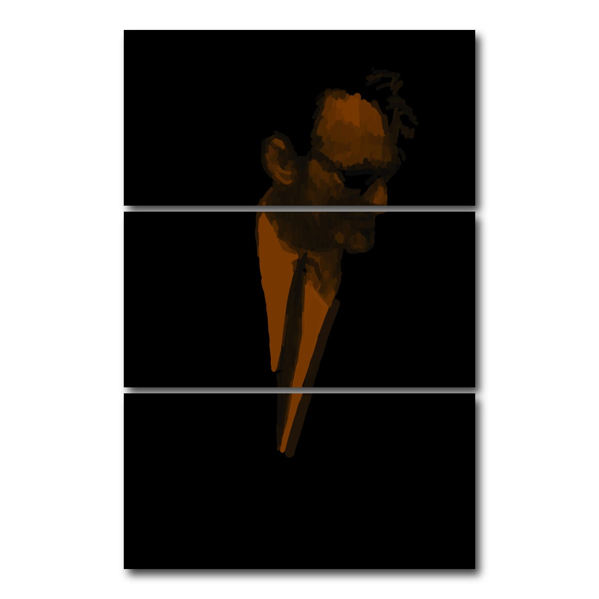 AUTO-MOCKUP WHITE | Brown | 3 Piece | Gallery Wrap Canvas | group=12x24_stacked