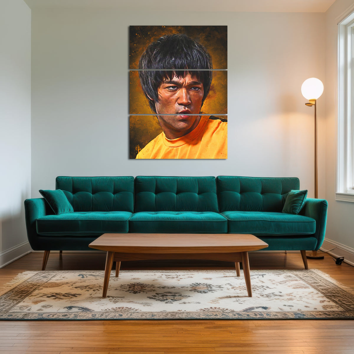 AUTO-MOCKUP ROOM | Bruce Lee Painting