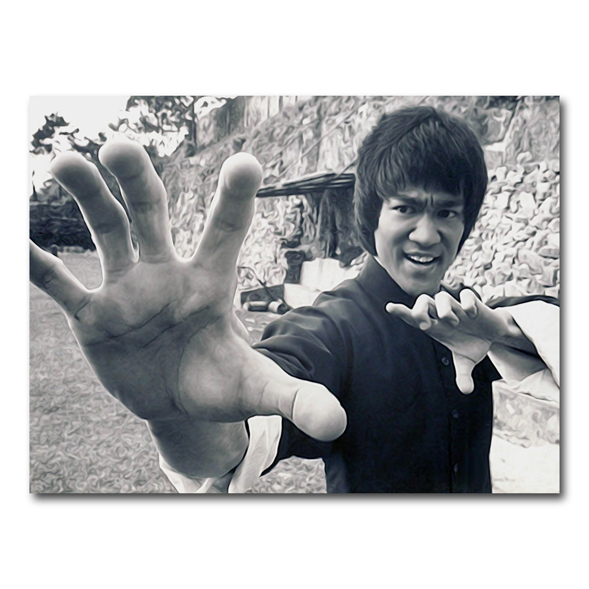 AUTO-MOCKUP WHITE | Bruce Lee | 1 Piece | Gallery Wrap Canvas | group=4x3