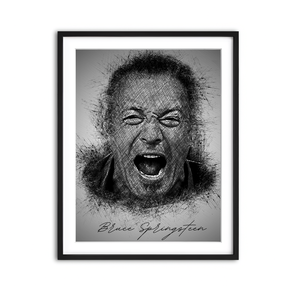 Framed Print 3x4 Black