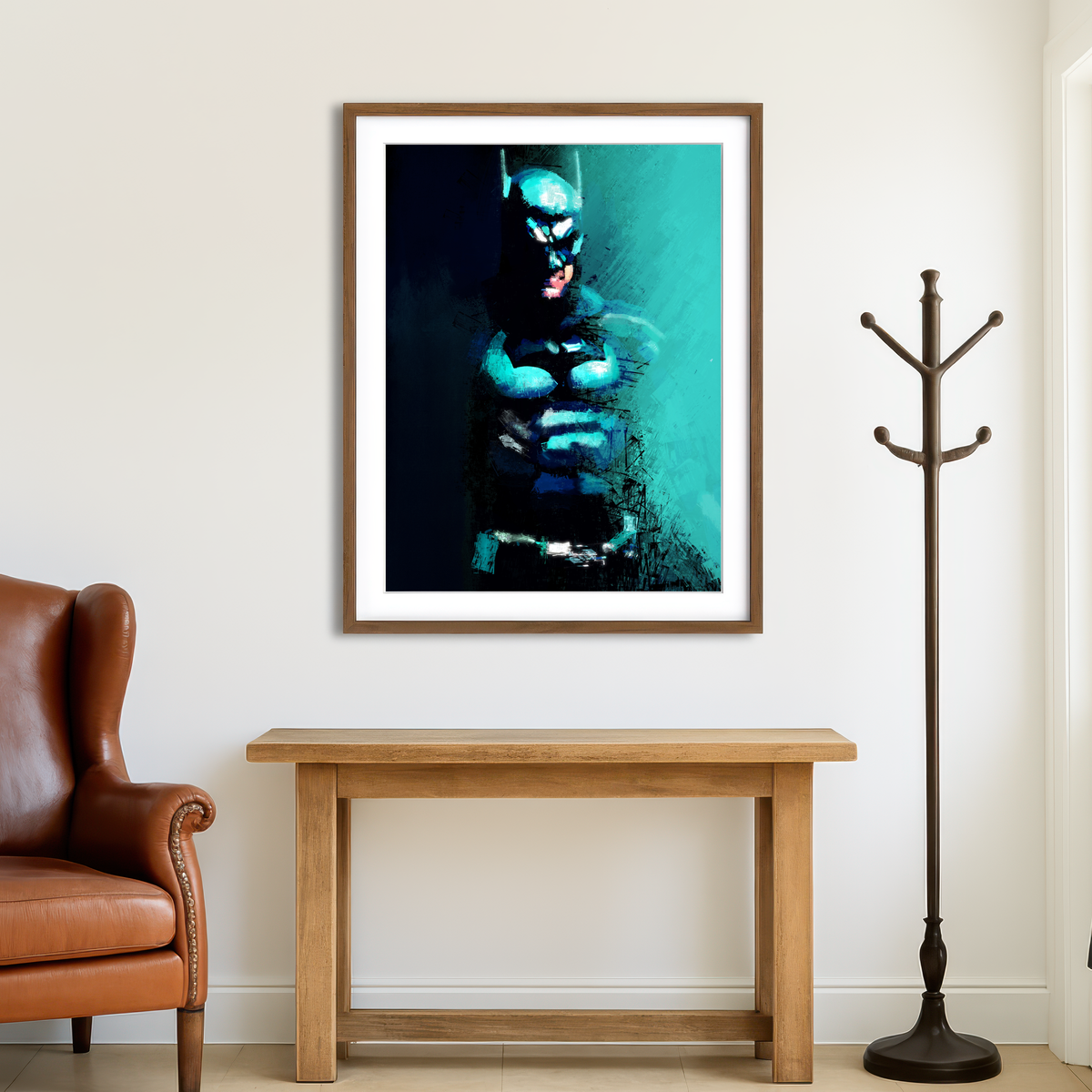 AUTO-MOCKUP ROOM | Bruce Wayne Wall Art
