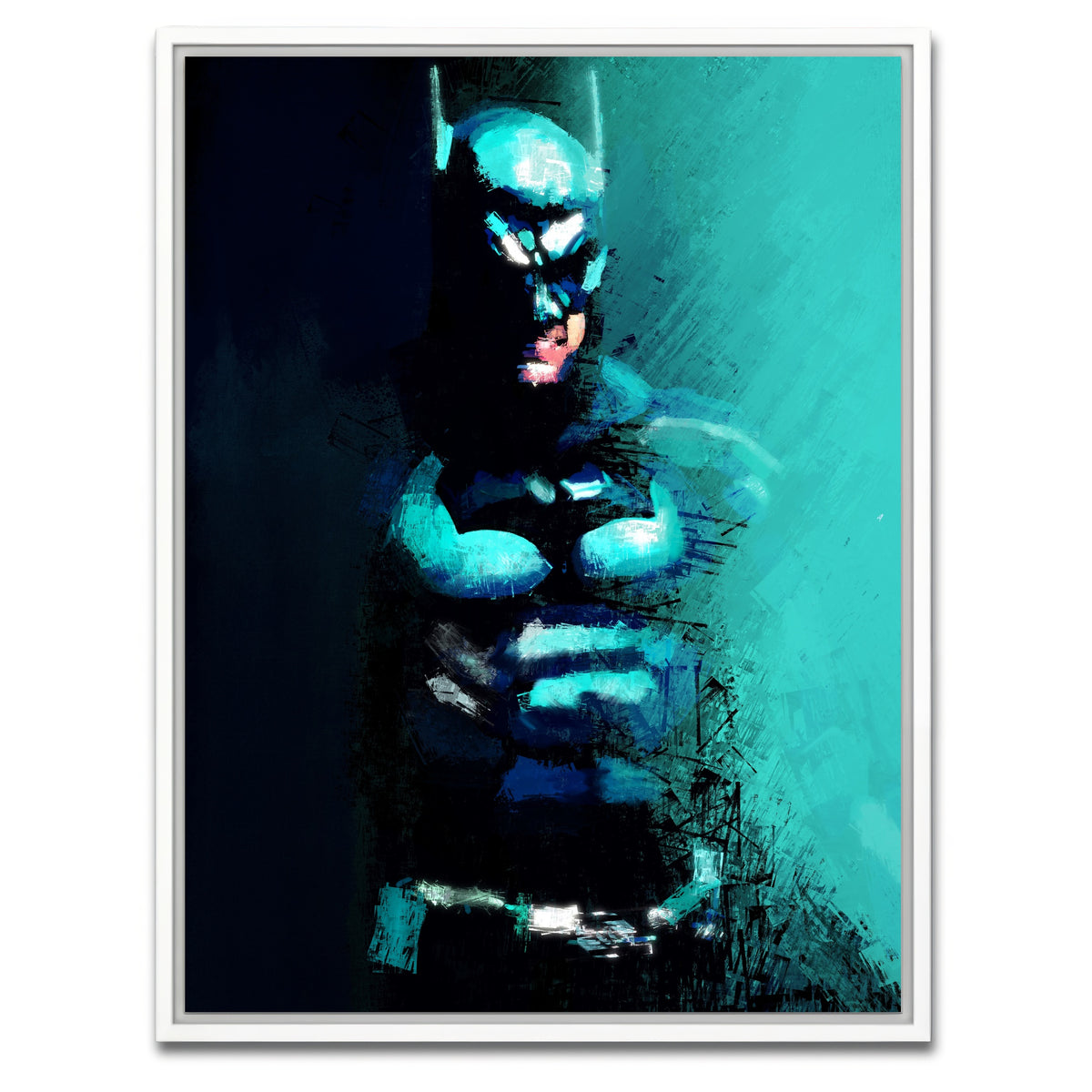 AUTO-MOCKUP WHITE | Bruce Wayne | 1 Piece | White Framed Canvas | group=3x4