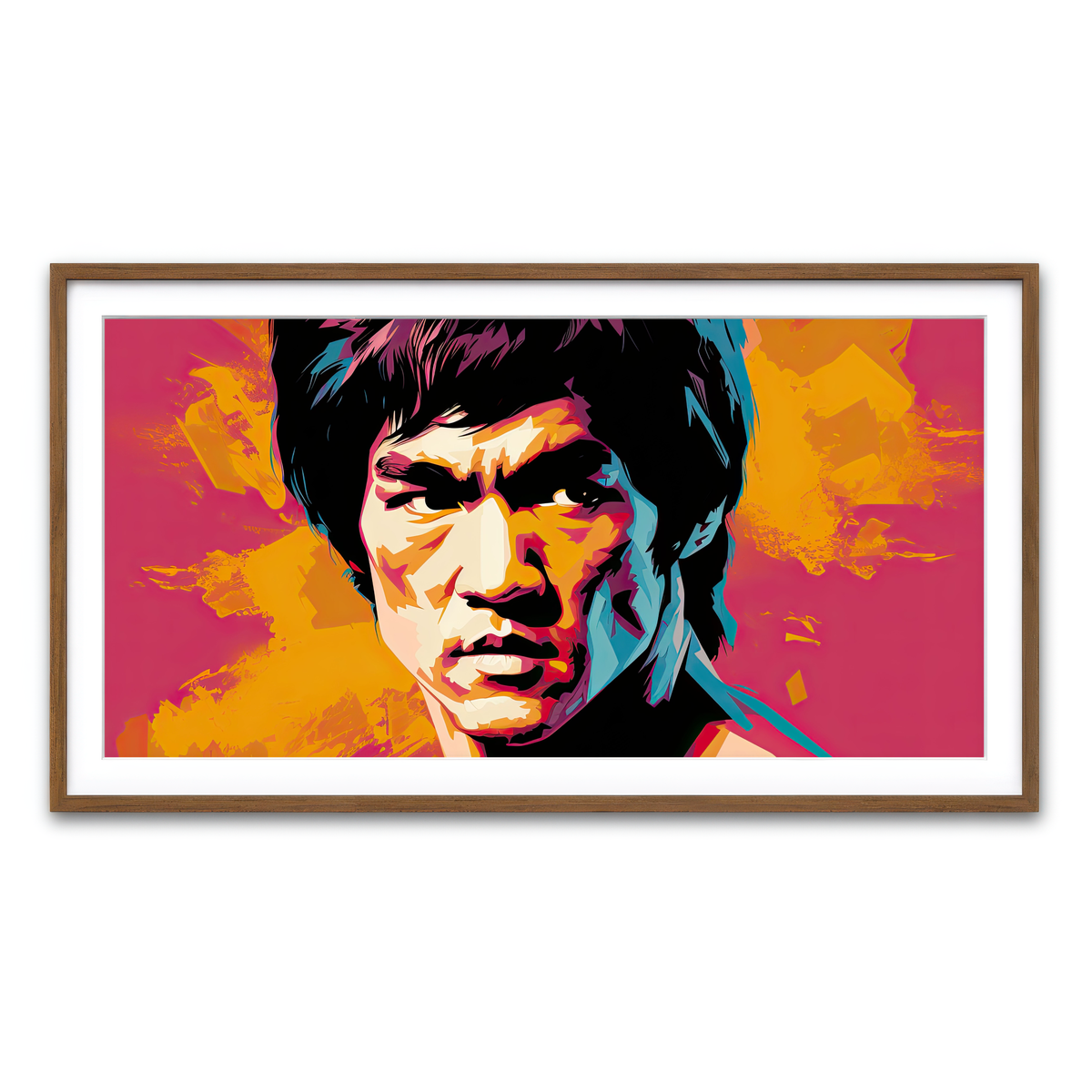 Framed Print 2x1 Walnut