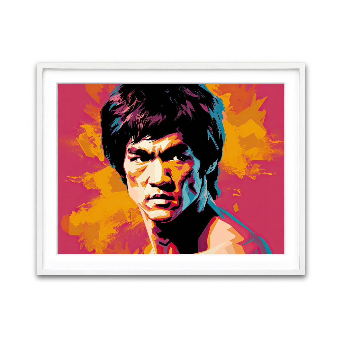 Framed Print 4x3 White