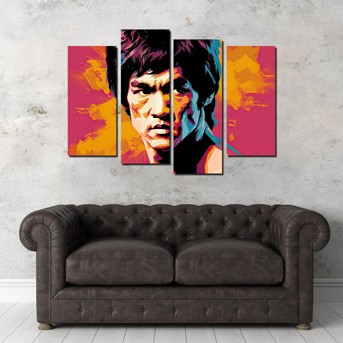 Bruce fierce Wall Art