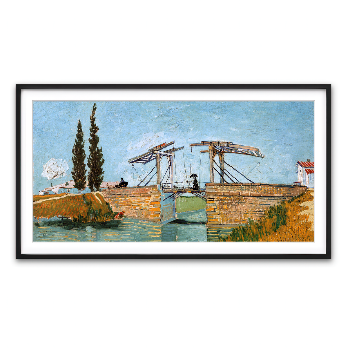 Framed Print 2x1 Black