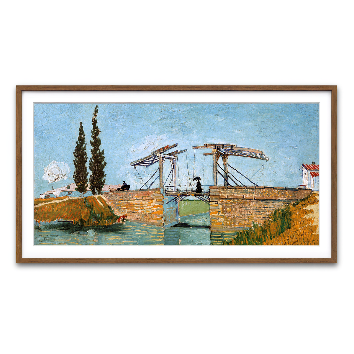 Framed Print 2x1 Walnut