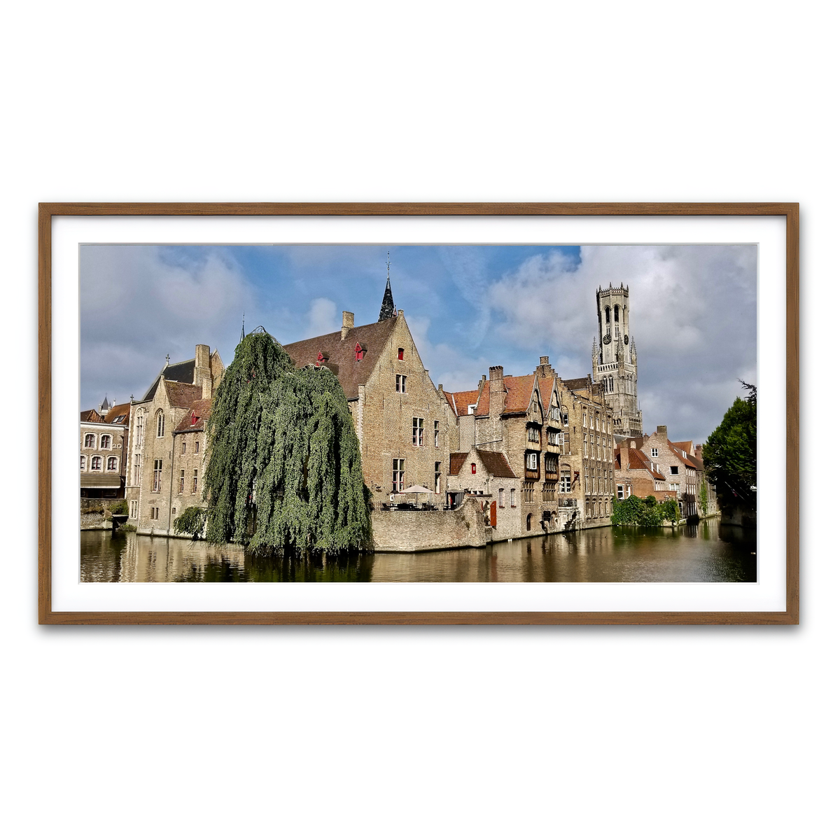 Framed Print 2x1 Walnut