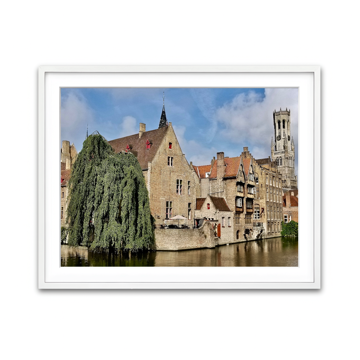 Framed Print 4x3 White