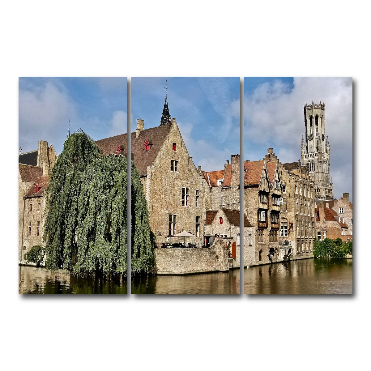AUTO-MOCKUP WHITE | Bruges | 3 Piece | Gallery Wrap Canvas | group=12x24