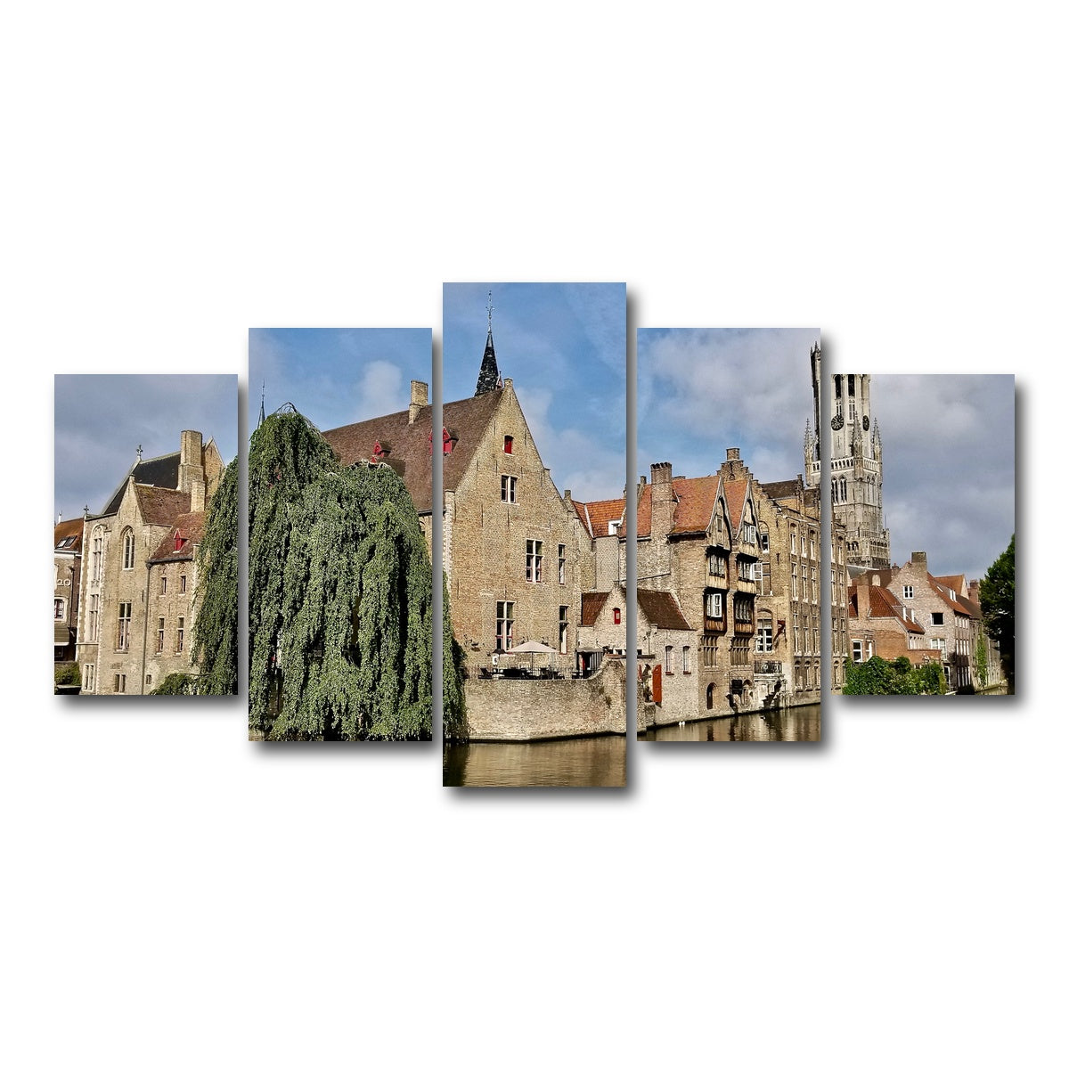 AUTO-MOCKUP WHITE | Bruges | 5 Piece | Gallery Wrap Canvas | group=5_normal