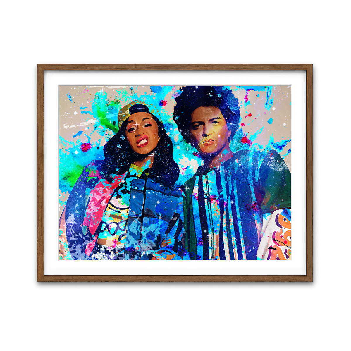 Framed Print 4x3 Walnut