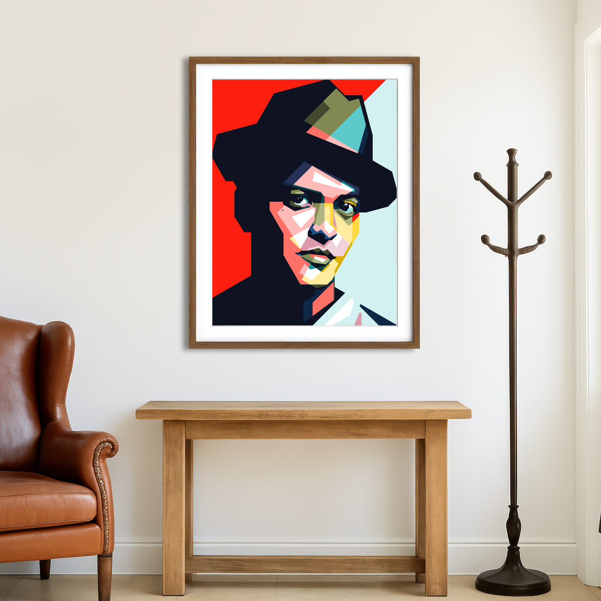 AUTO-MOCKUP ROOM | Bruno Mars Superstar Wall Art