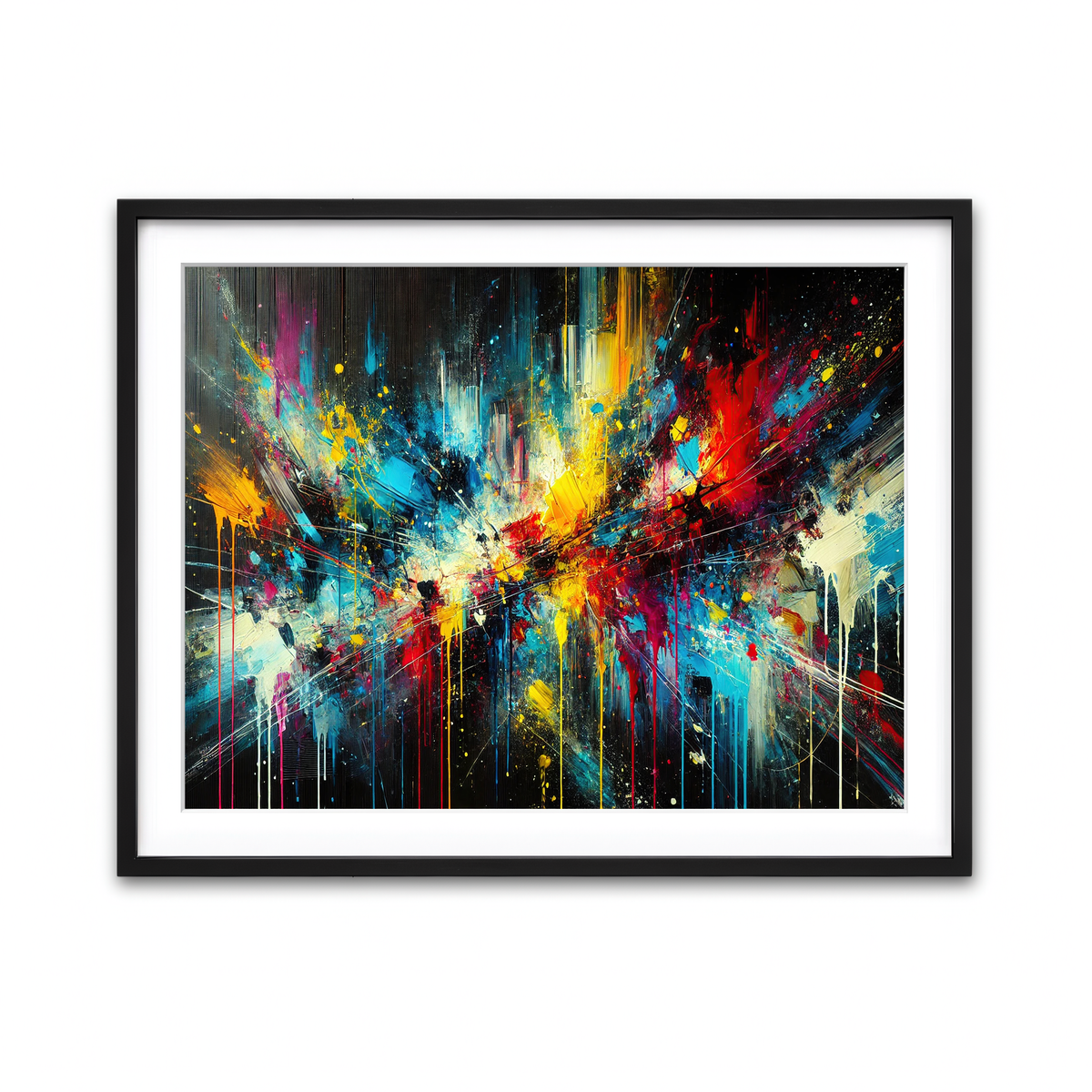 Framed Print 4x3 Black