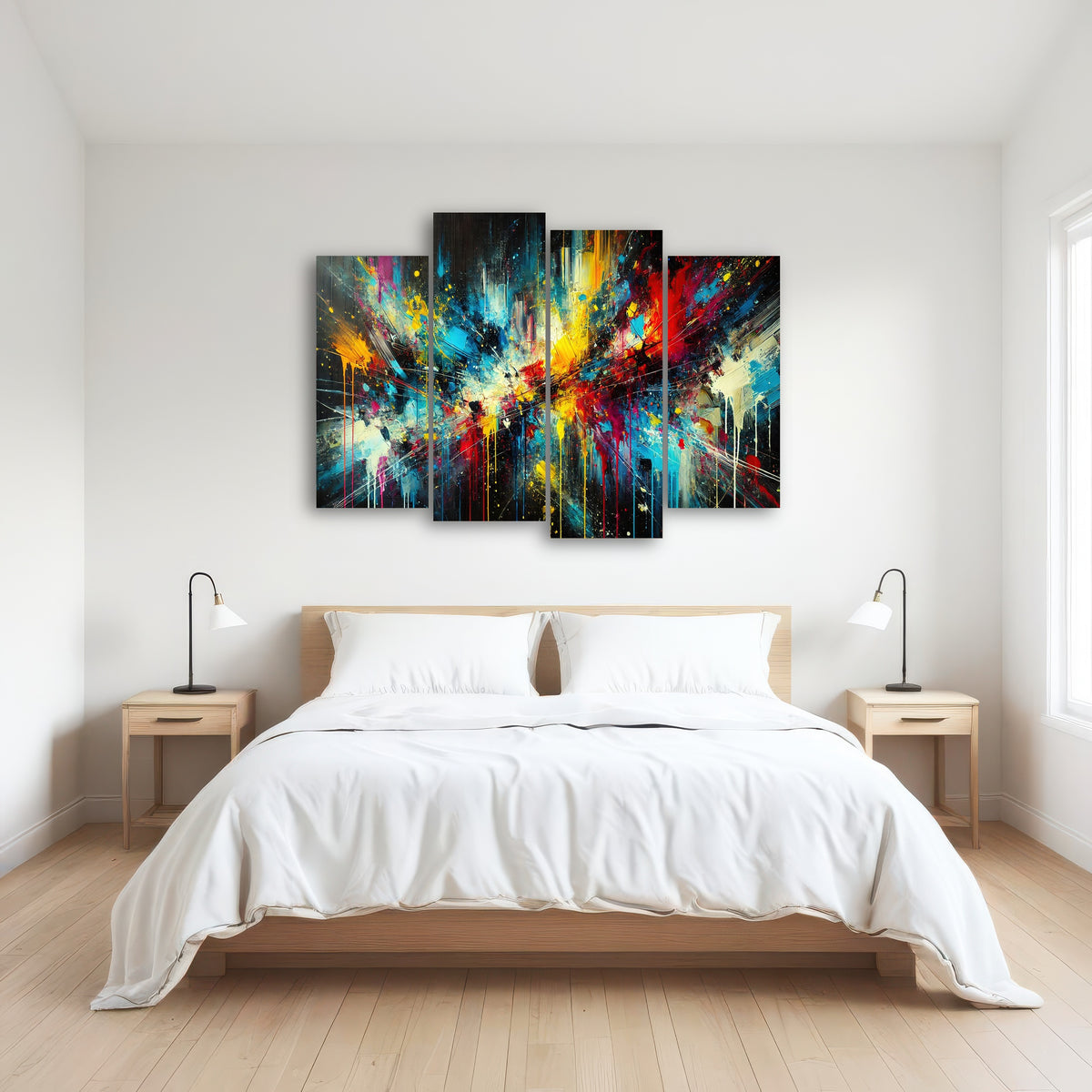 AUTO-MOCKUP ROOM | Brush Stroke and Splashes Dark