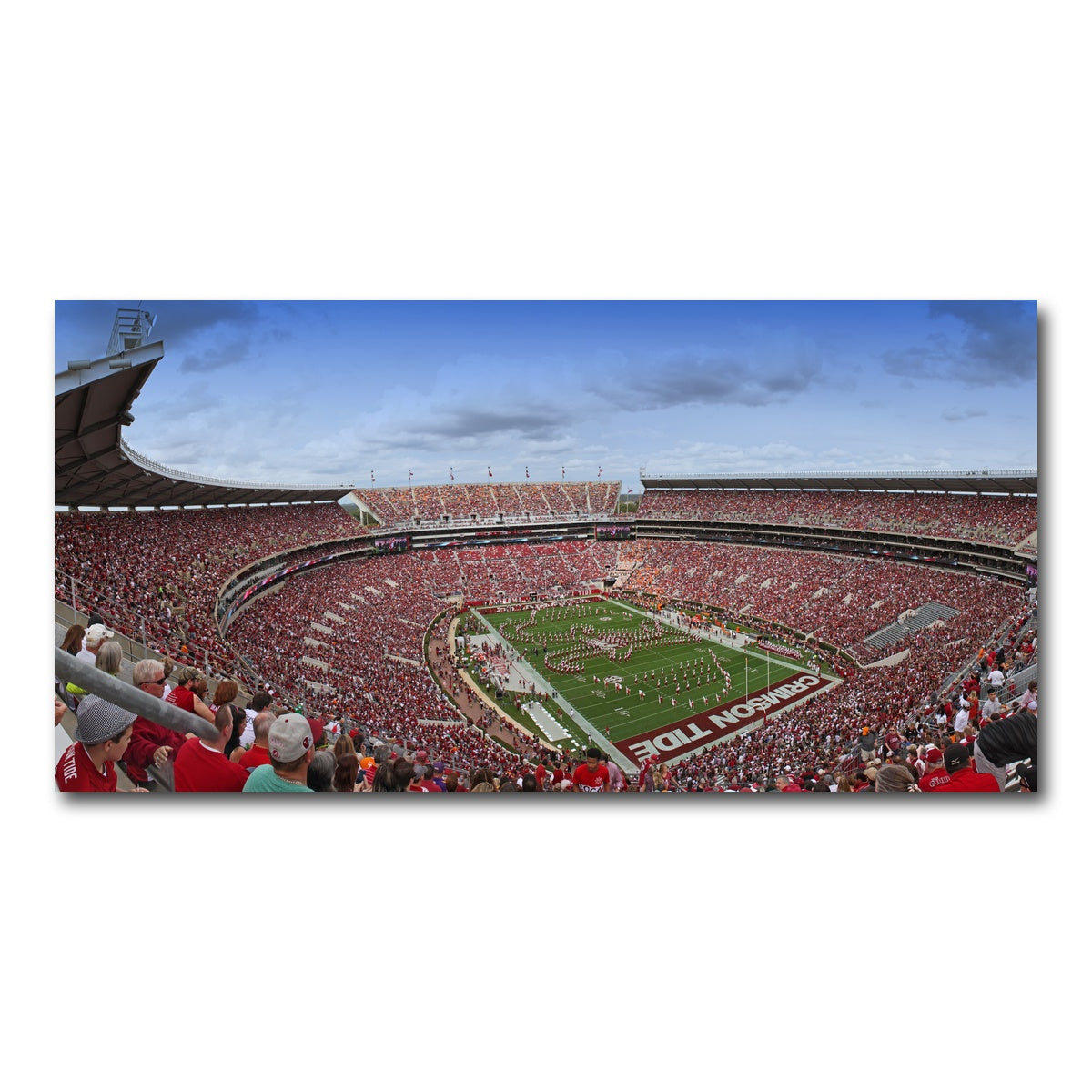 AUTO-MOCKUP WHITE | Bryant Denny Stadium | 1 Piece | Gallery Wrap Canvas | group=2x1