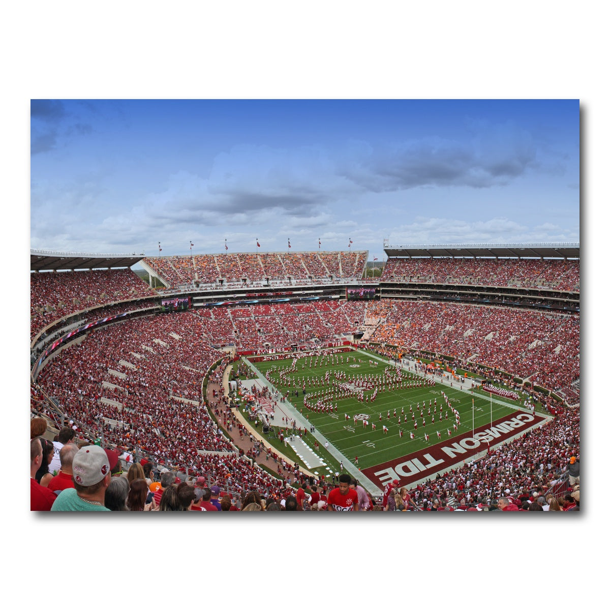 AUTO-MOCKUP WHITE | Bryant Denny Stadium | 1 Piece | Gallery Wrap Canvas | group=4x3