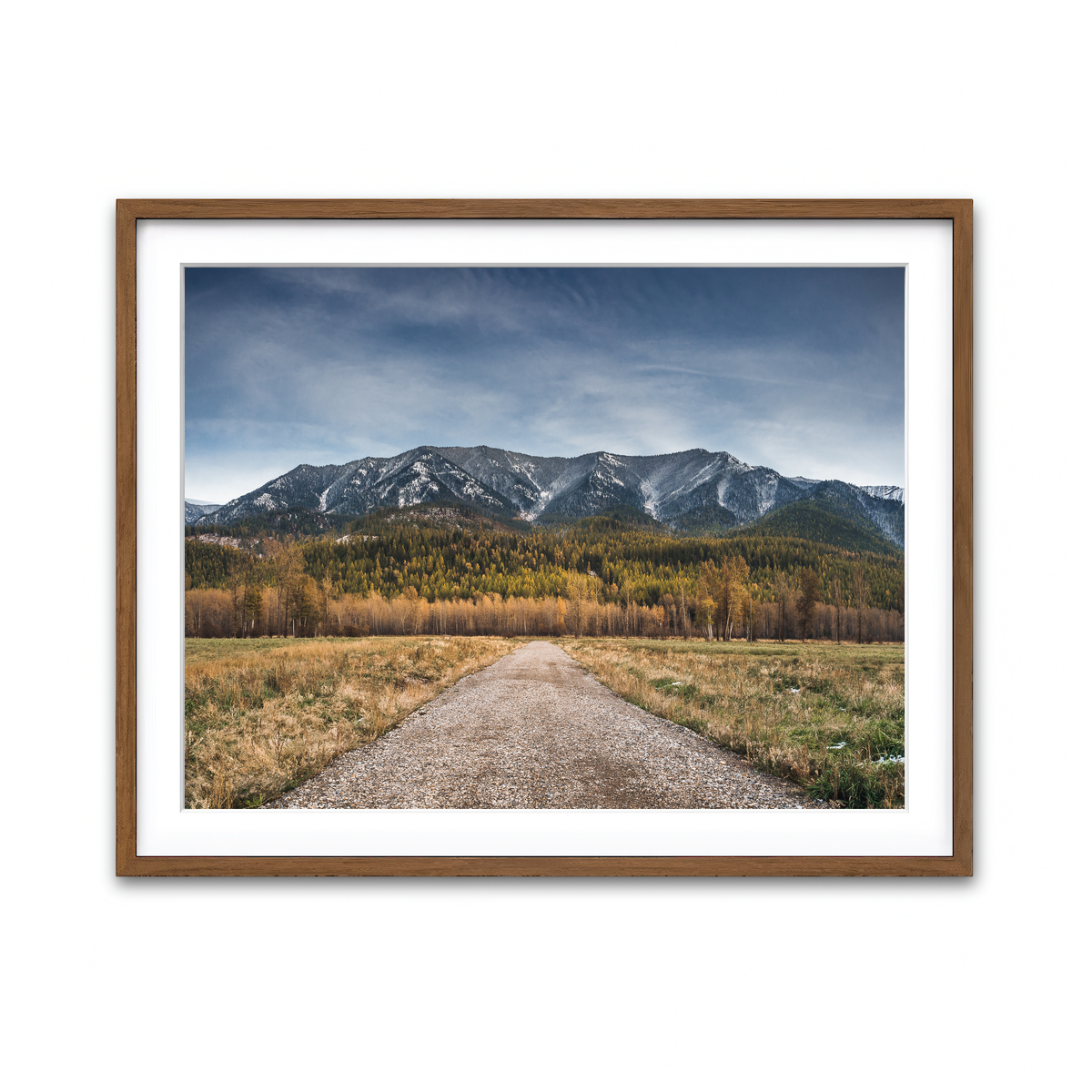Framed Print 4x3 Walnut