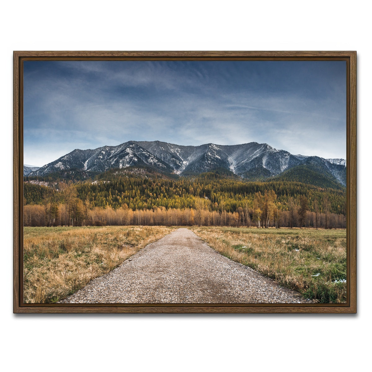 AUTO-MOCKUP WHITE | Bryant Estate | 1 Piece | Walnut Framed Canvas | group=4x3