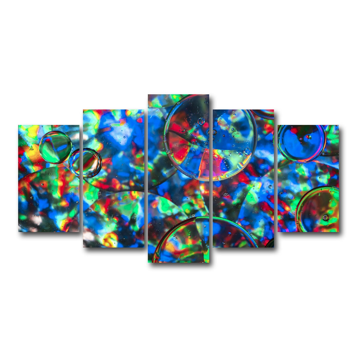 AUTO-MOCKUP WHITE | Bubbles | 5 Piece | Gallery Wrap Canvas | group=5_normal