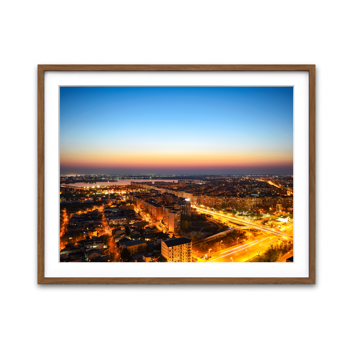Framed Print 4x3 Walnut