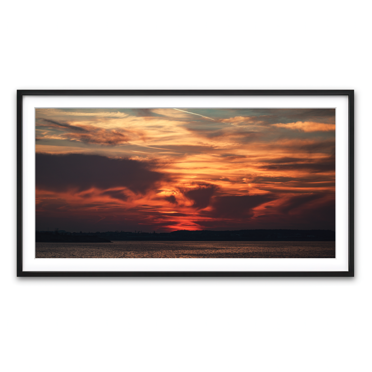 Framed Print 2x1 Black