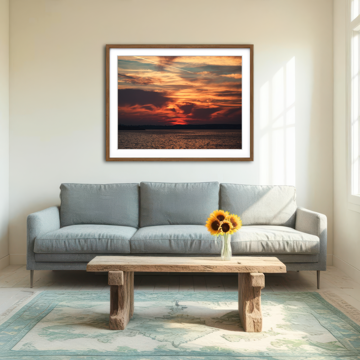 AUTO-MOCKUP ROOM | Bucharest Sunset 10 Wall Art