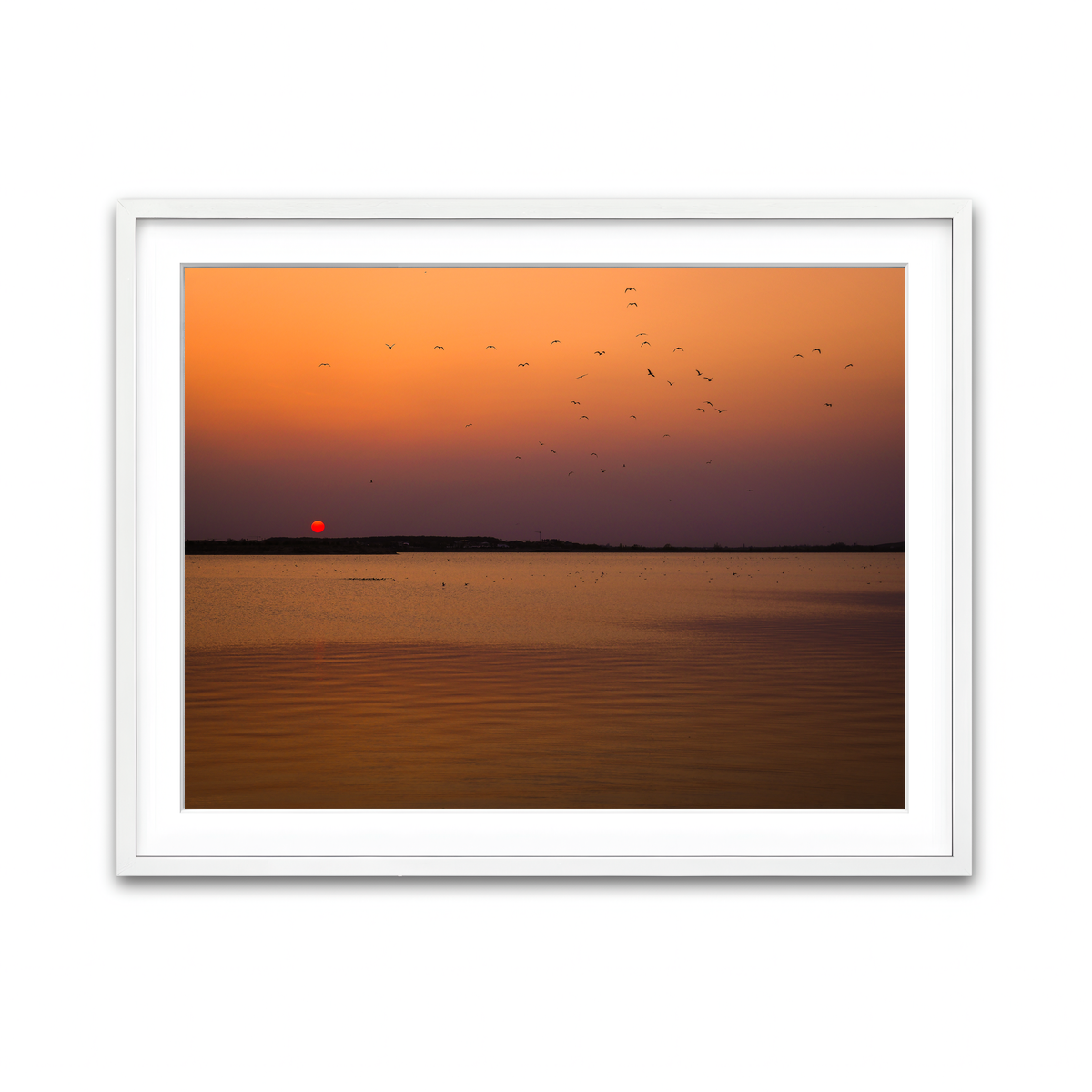 Framed Print 4x3 White