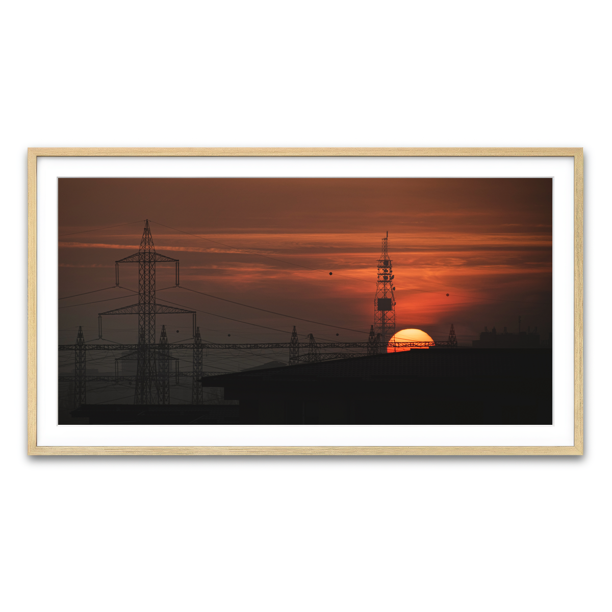Framed Print 2x1 Natural
