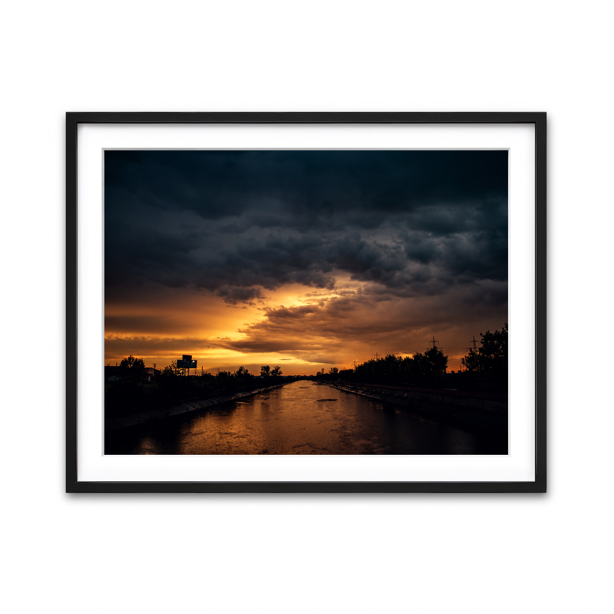Framed Print 4x3 Black