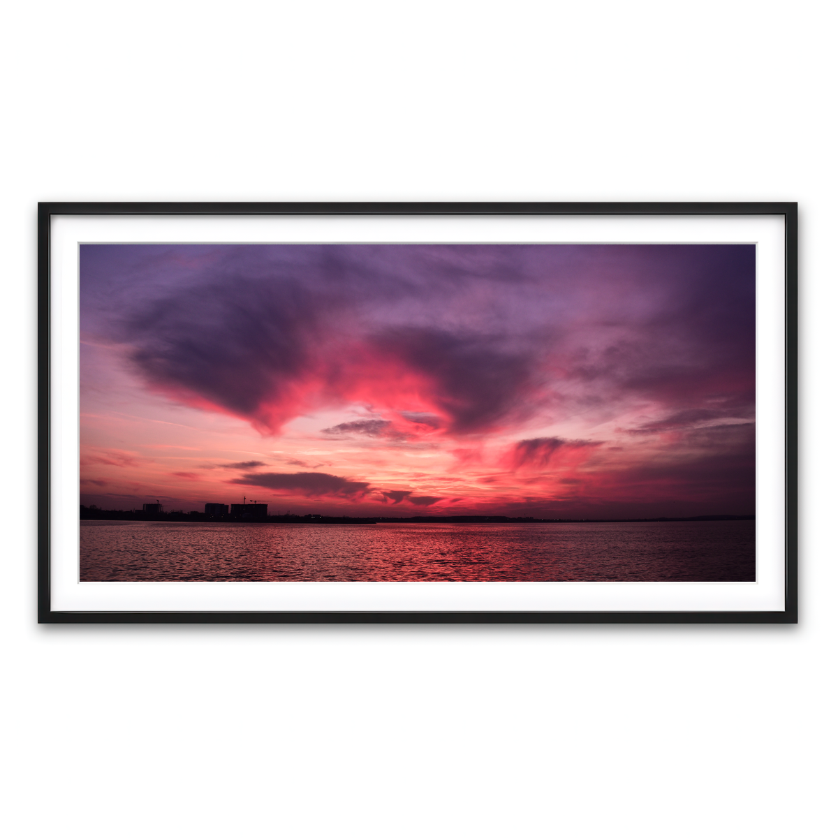 Framed Print 2x1 Black