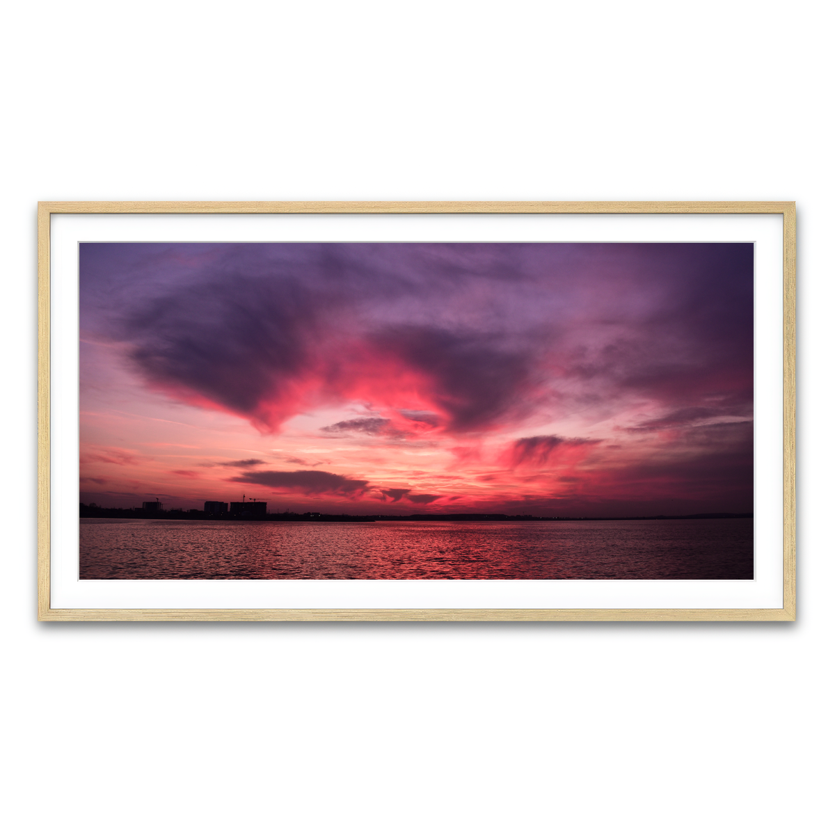 Framed Print 2x1 Natural