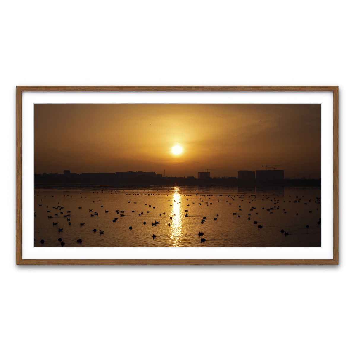 Framed Print 2x1 Walnut