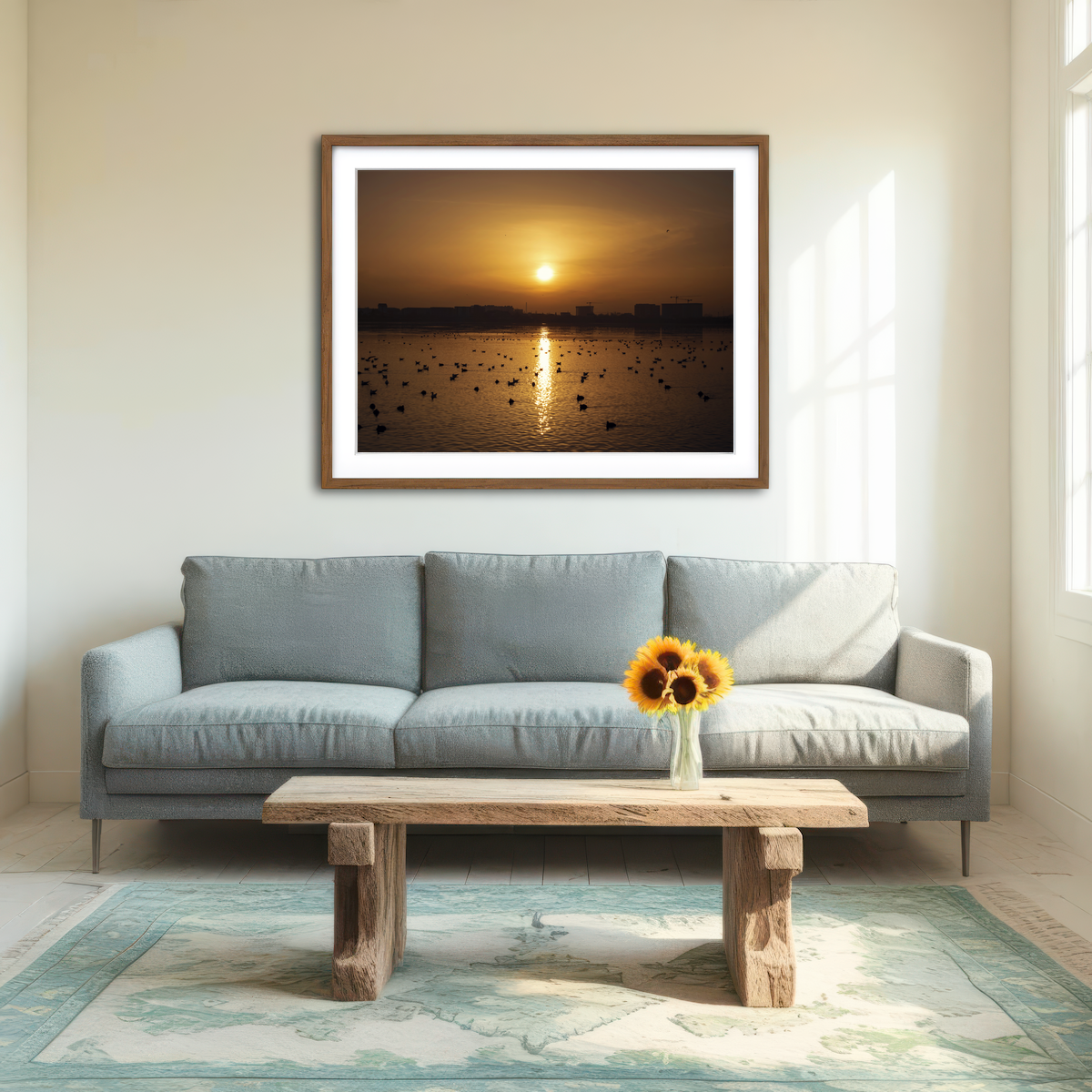 AUTO-MOCKUP ROOM | Bucharest Sunset 7 Wall Art