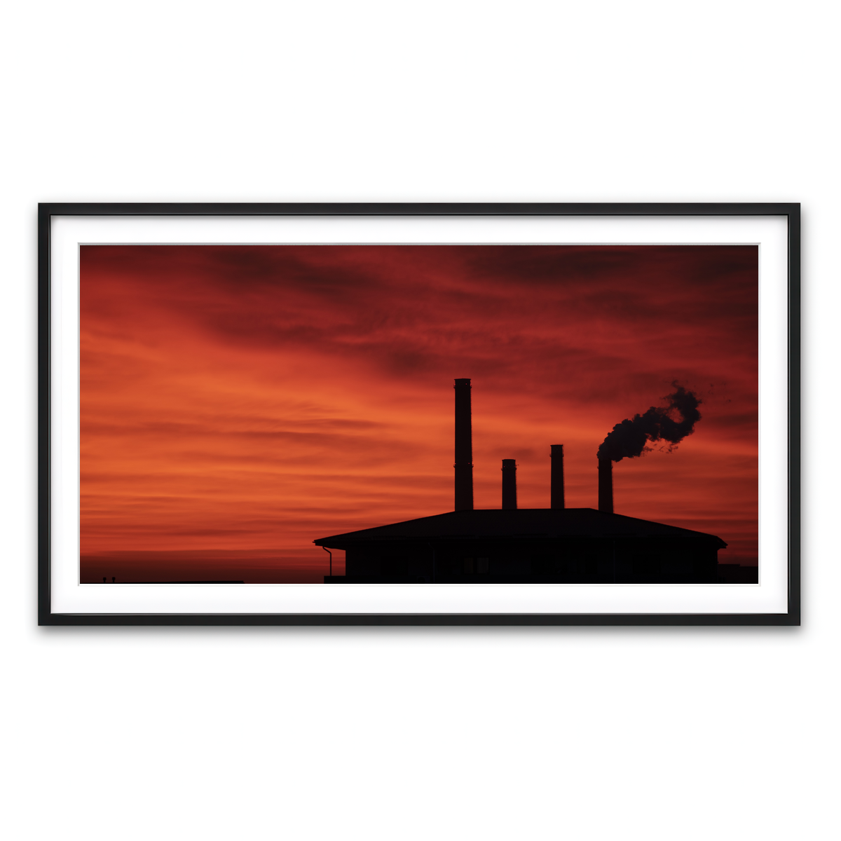 Framed Print 2x1 Black