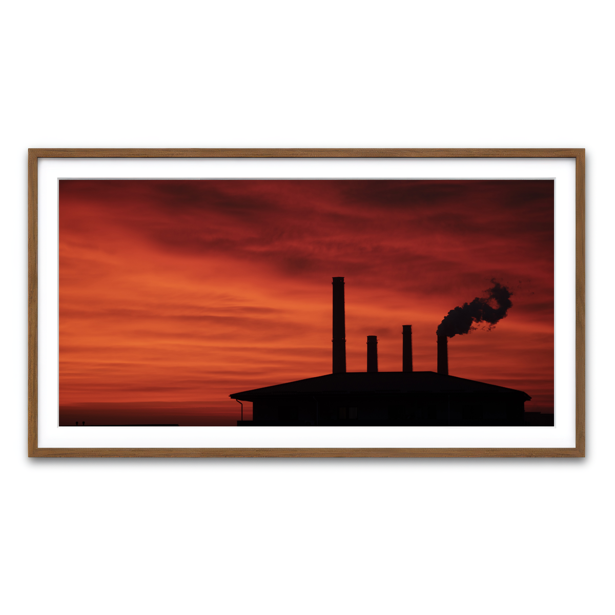 Framed Print 2x1 Walnut